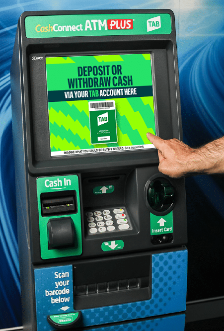 TAB IS NOW LIVE ON OVER 1,000 CASHCONNECT ATM PLUS TERMINALS