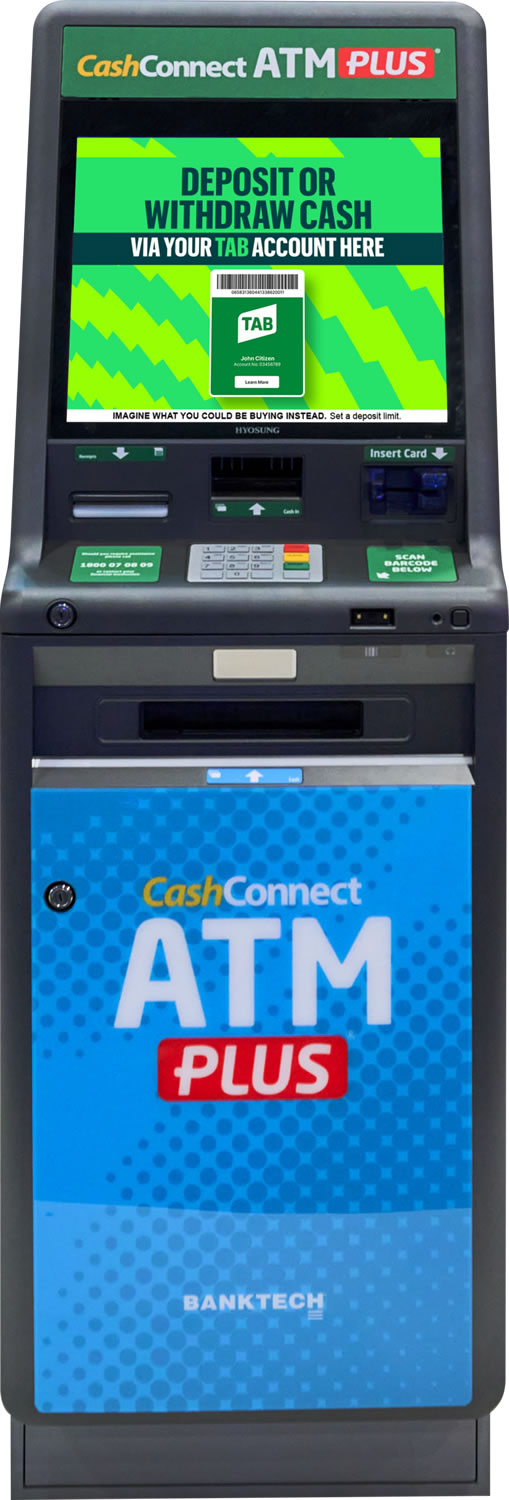 Banktech CashConnect ATM Plus for pubs and clubs